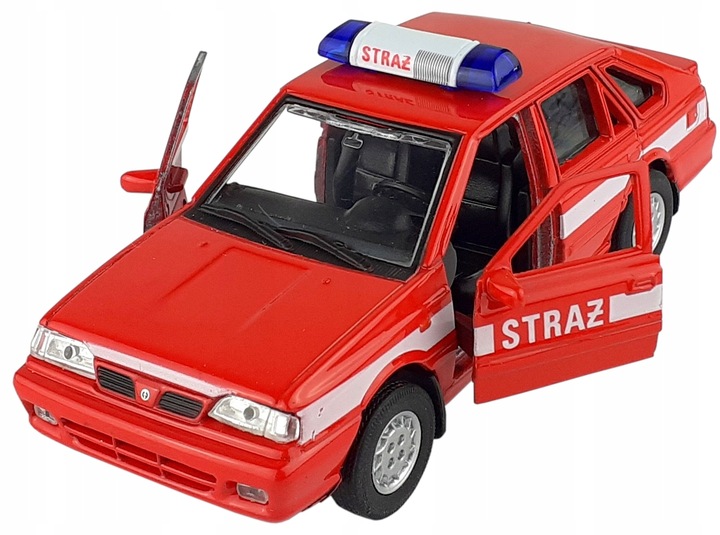 Welly Model Metalowe Auto Polonez Caro Plus STRAŻ