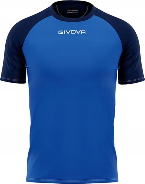 Koszulka Treningowa Givova Capo MC Niebiesko-granatowa MAC03 0204 r 2XS