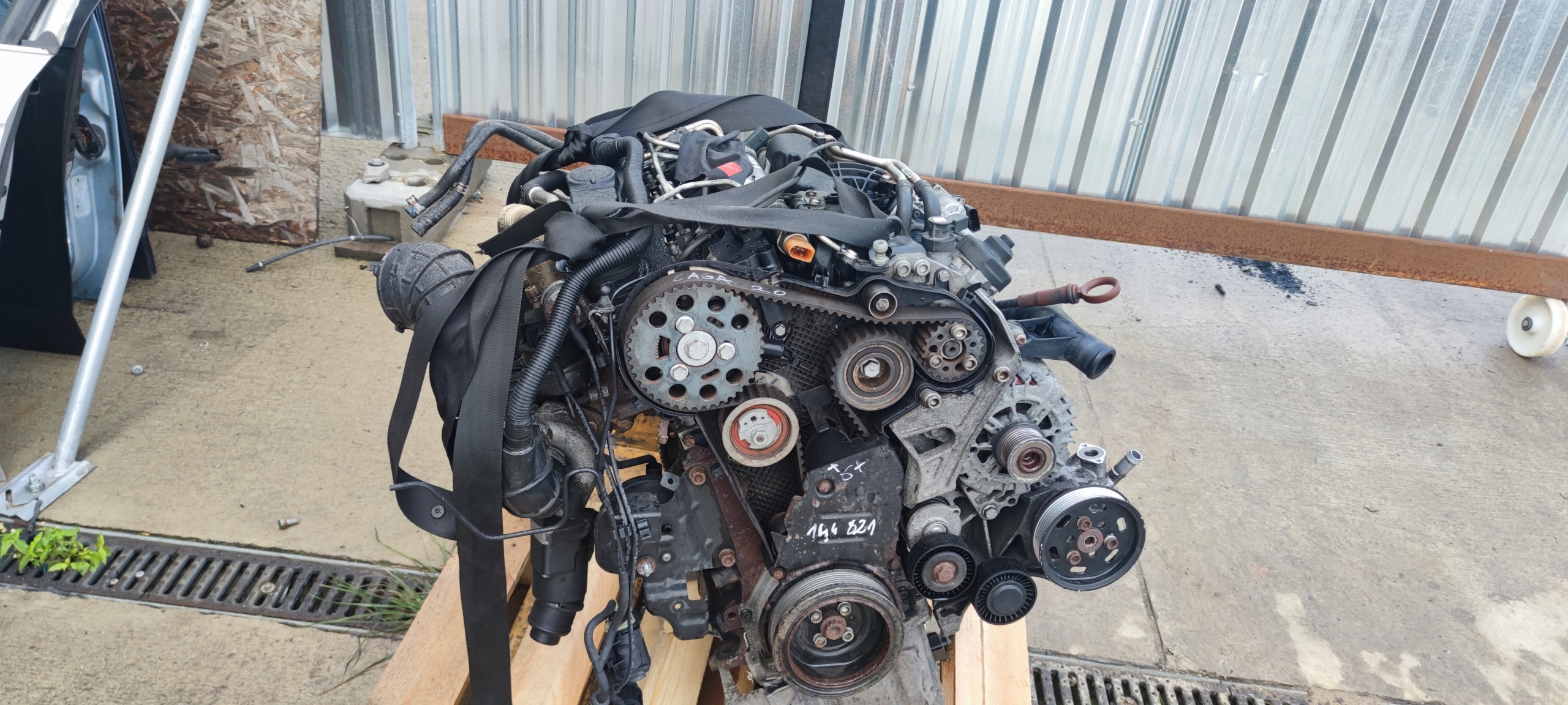 engine complete AUDI A5 8T A4 B8 Q5 SEAT 2.0 TDI CAGA CAG 143KM ***6