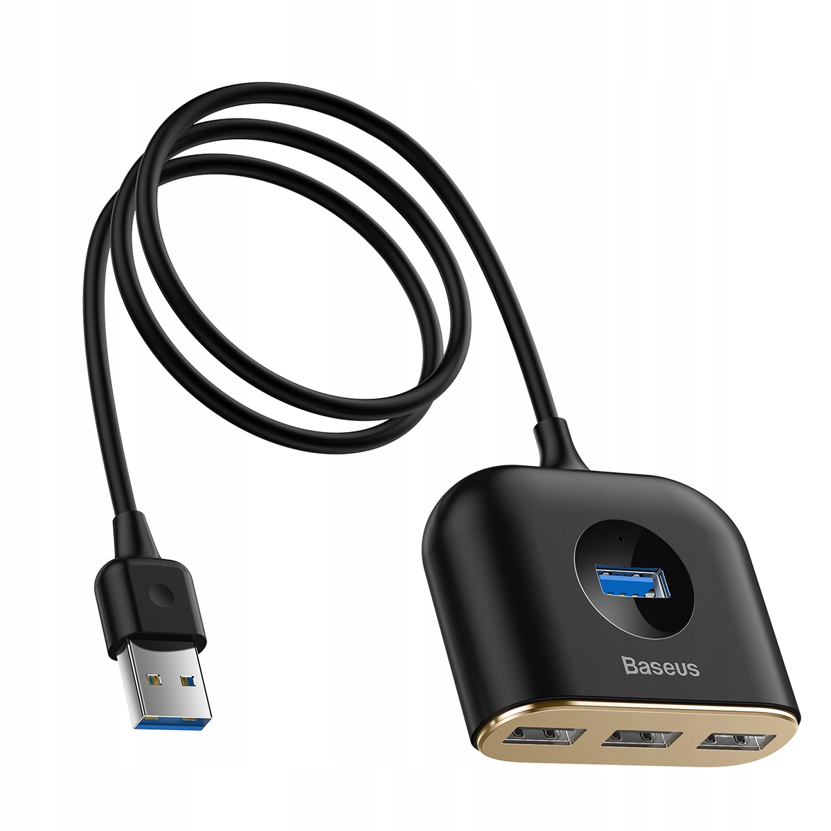 BASEUS HUB USB ADAPTER ROZGAŁĘZIACZ ROZGAŁĘŹNIK USB 3.0 DO 4x USB KABEL 1M