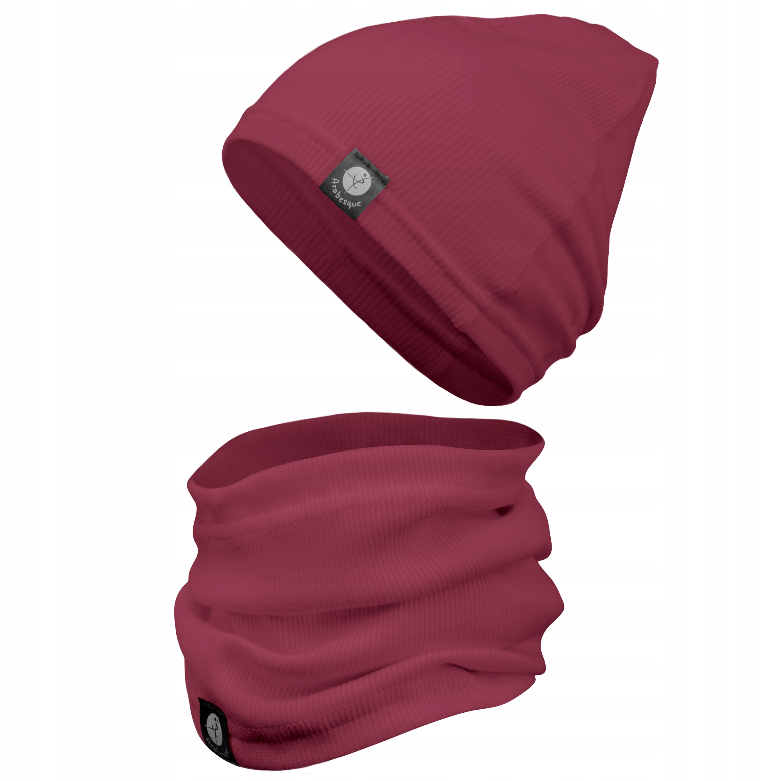 

Komplet czapka szal dziewczęcy 52 - 58 cm bawełna