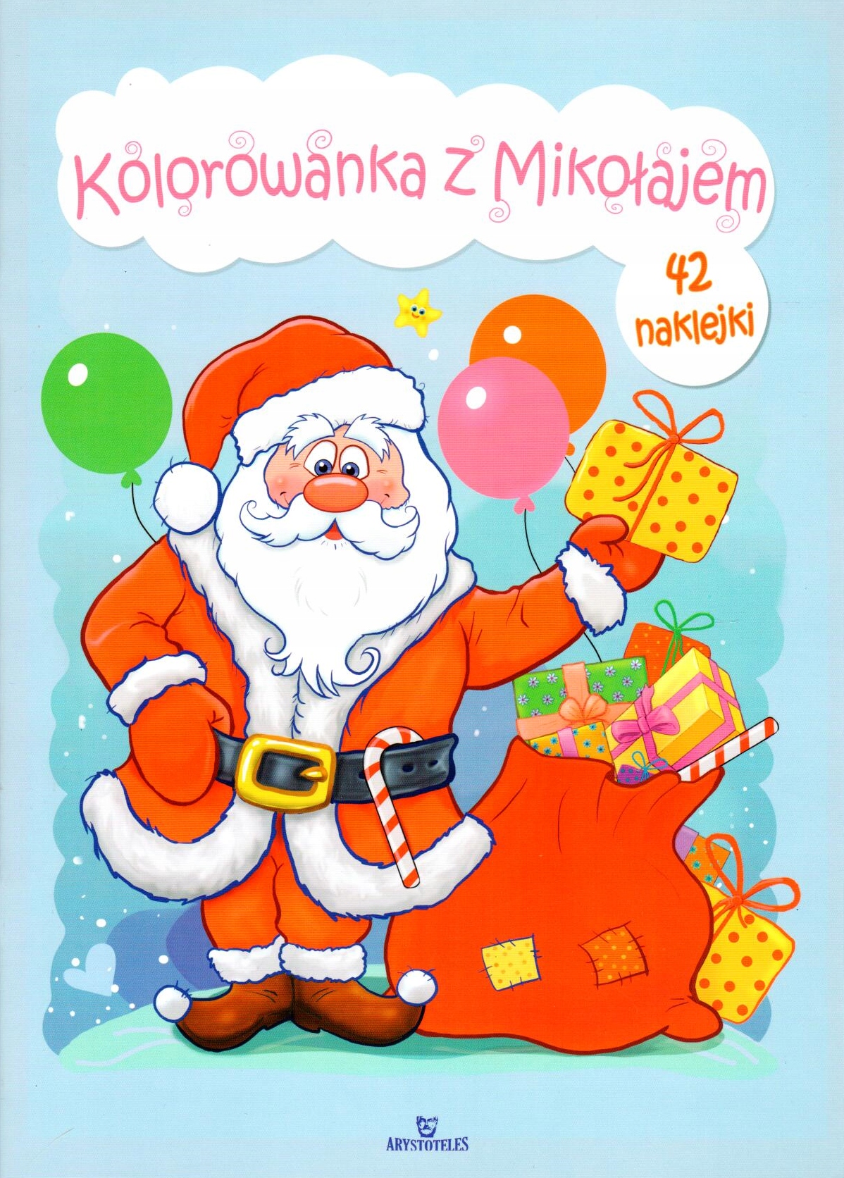 KOLOROWANKA Z MIKOŁAJEM / NAKLEJKI