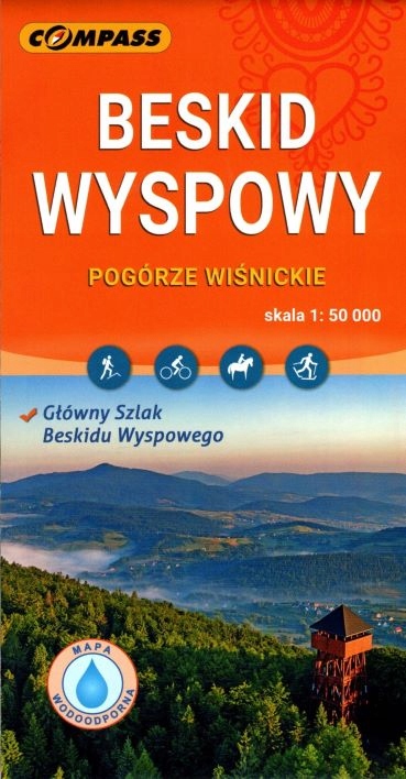 

Mapa turystyczna Beskid Wyspowy 1:50 000 lam