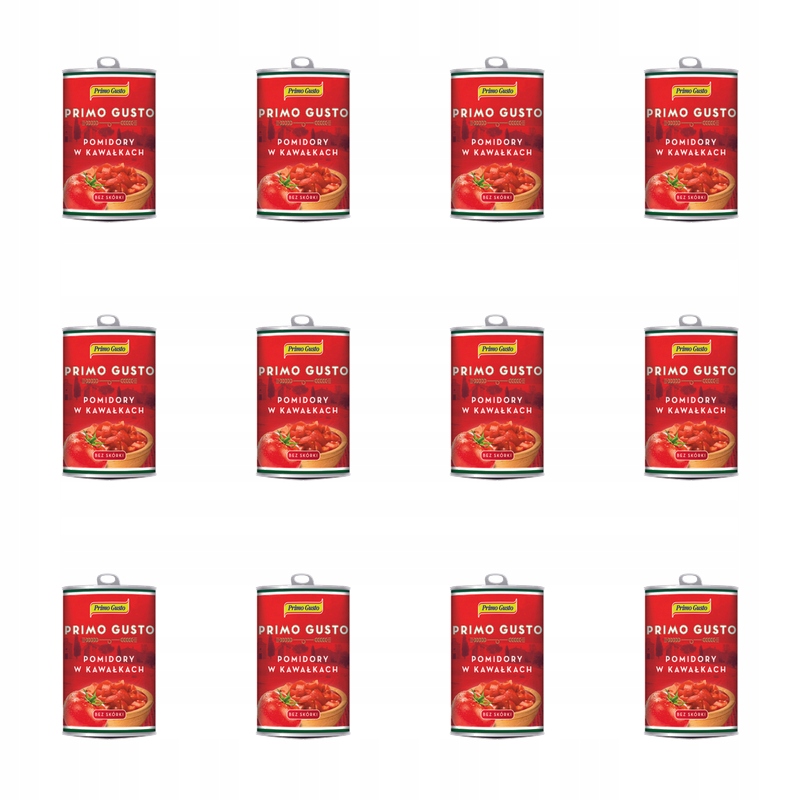 Primo Gusto Rajčata v plechovce 400 g X12