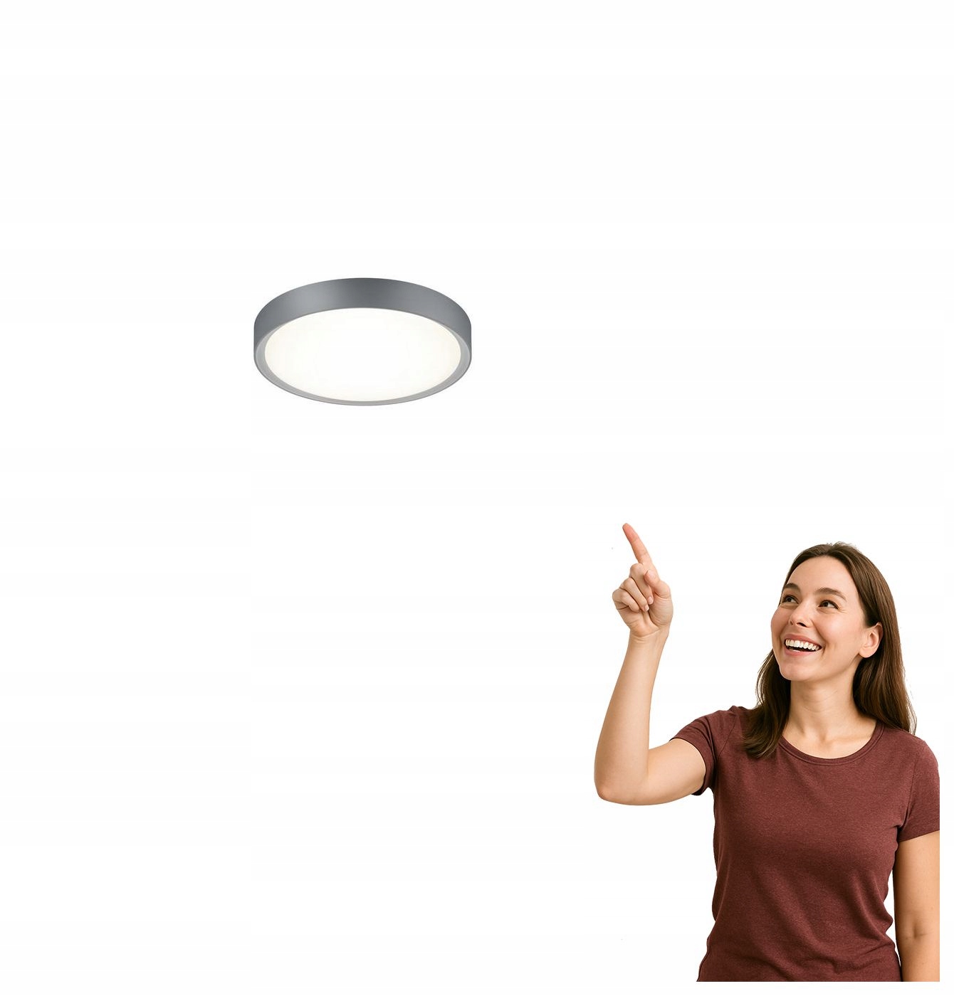 Stropné Stropné Svietidlo Led 18W IP44 Clarimo 659011887 Trio