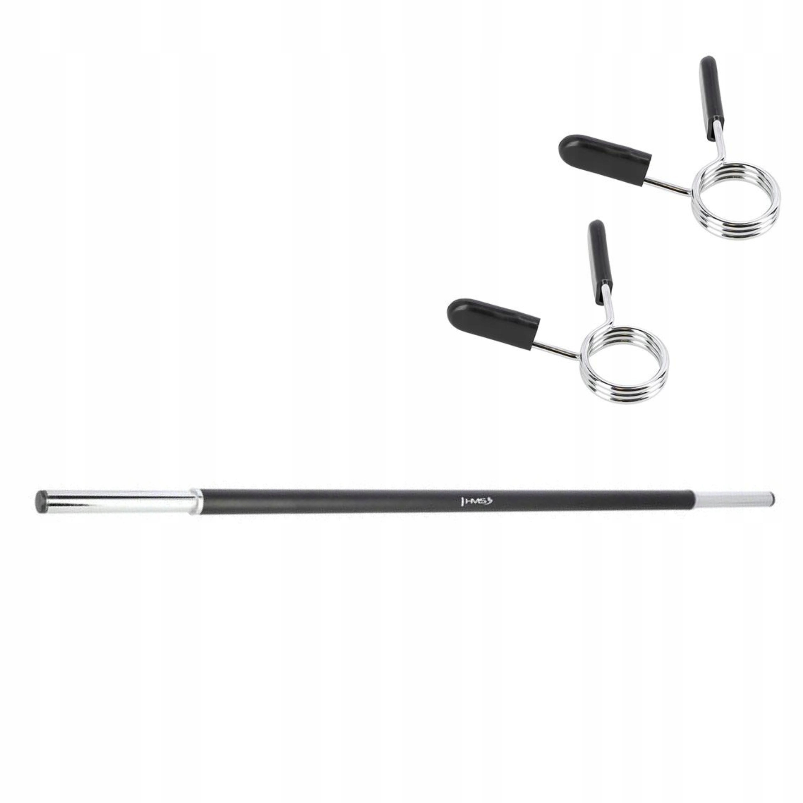 Gryf Pump Fitness 140cm Stal Chromowana Pianka Zaciski Hms
