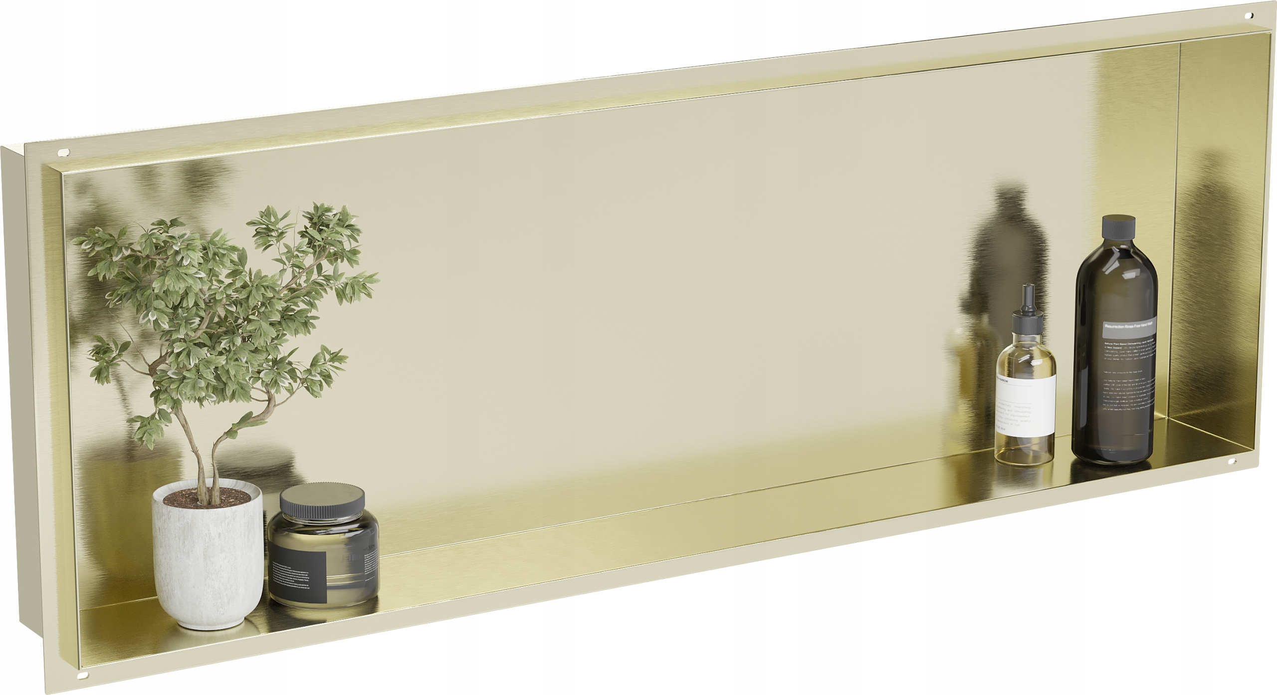 Mexen X-wall-nr Półka Wnękowa Ścienna 90x30 Złota
