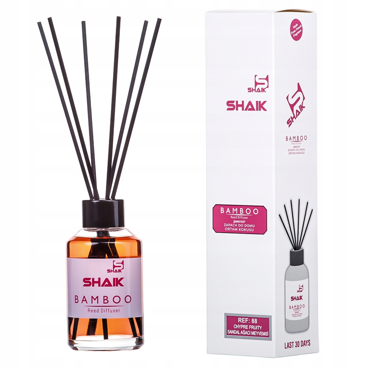 ODŚWIEŻACZ POWIETRZA SHAIK PATYCZKI ZAPACH DO DOMU DYFUZOR Si RÓŻANE 88