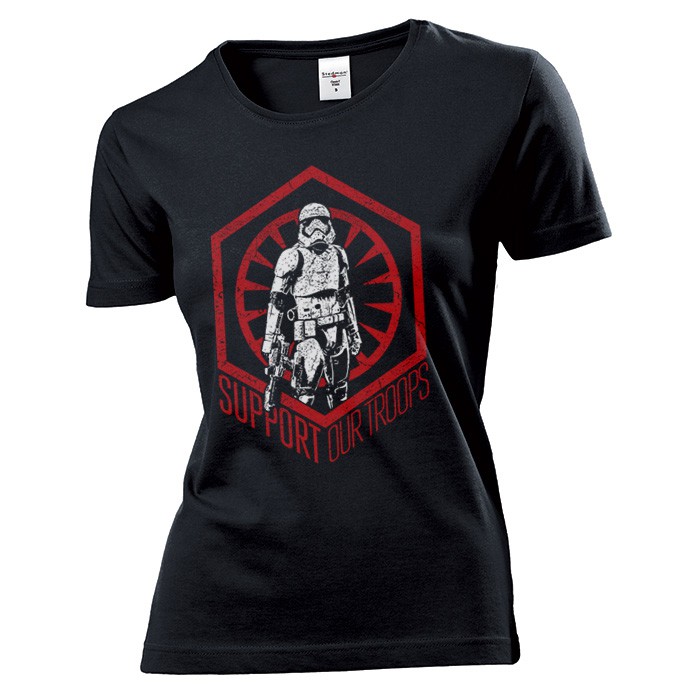 

Koszulka damska Support Our Troops Stormtrooper S