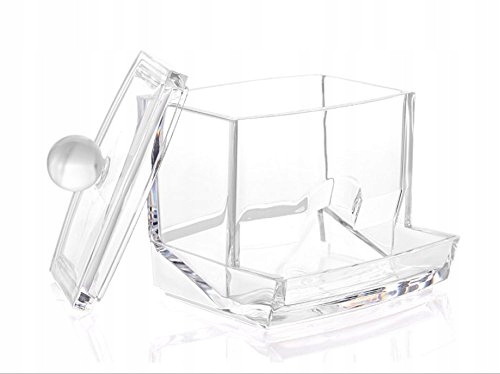 Organizer pojemnik akrylowy na patyczki do uszu mały z pokrywką Rodzaj organizer