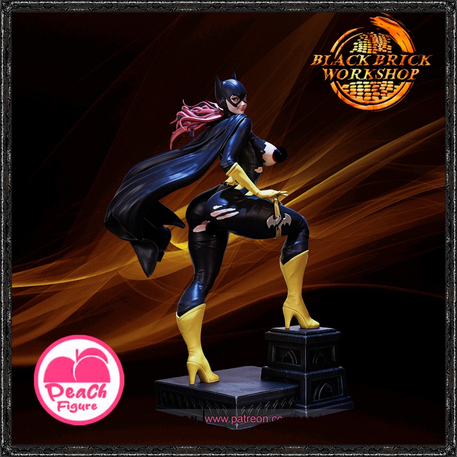 Batgirl Neupravená soška Měřítko 1/24 (75mm) (nsfw) 3D tisk