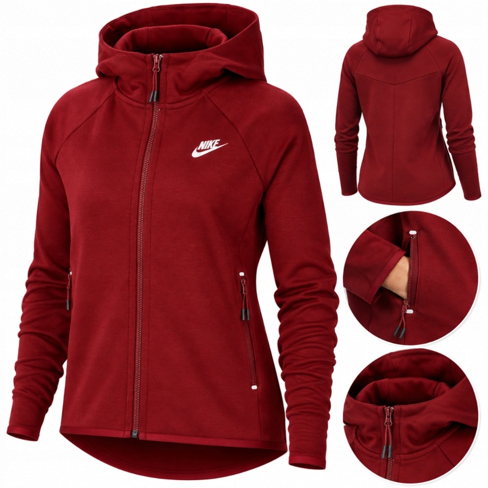 Dámská Mikina Nike Tech Fleece Windrunner Podzimní jaro BV3455-677 vel. XL