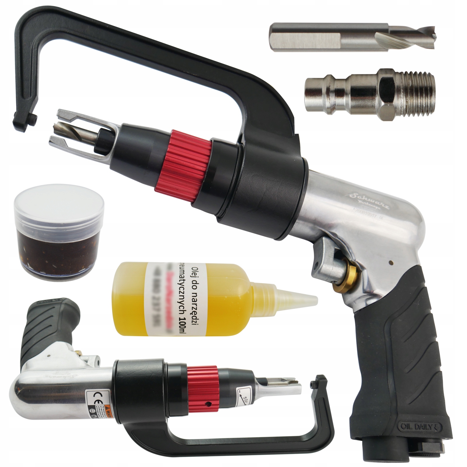 Výstružník Svářeč svarů s přezkou Fréza 6,5mm 8mm Pneumatický výstružník