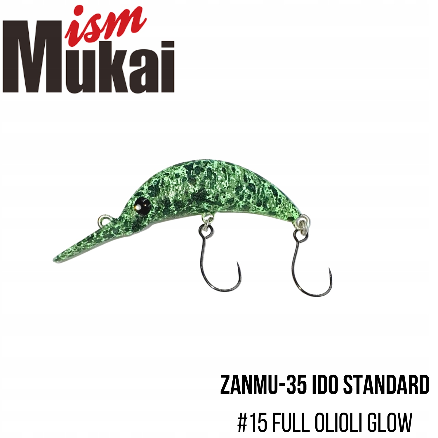 Wobler Mukai ZANMU-35 Ido "Standard" #15 Full Olioli Glow (35mm; 2,5g)