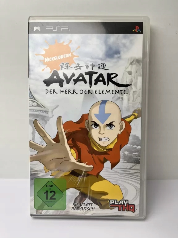 Avatar The Legend of Aang PlayStation Portable (PSP) pudełkowa