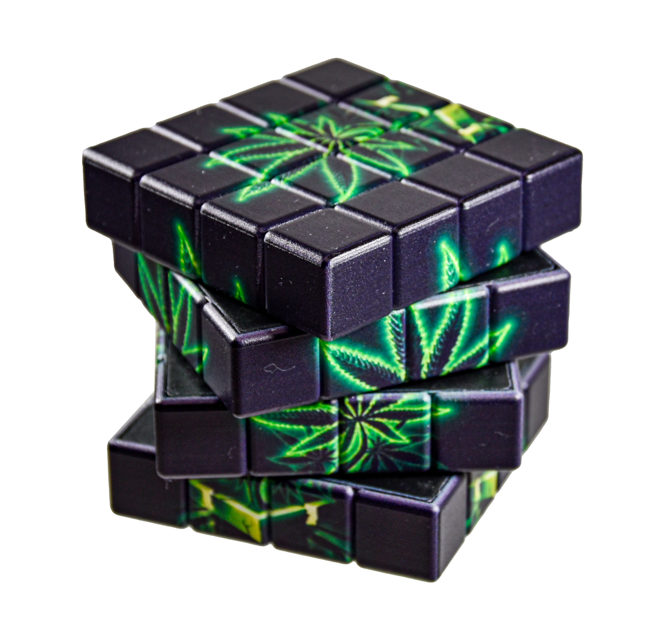 Mlýnek Na Sušení Cbd Thc Grinder Krusher Rubikova kostka Rubik 420