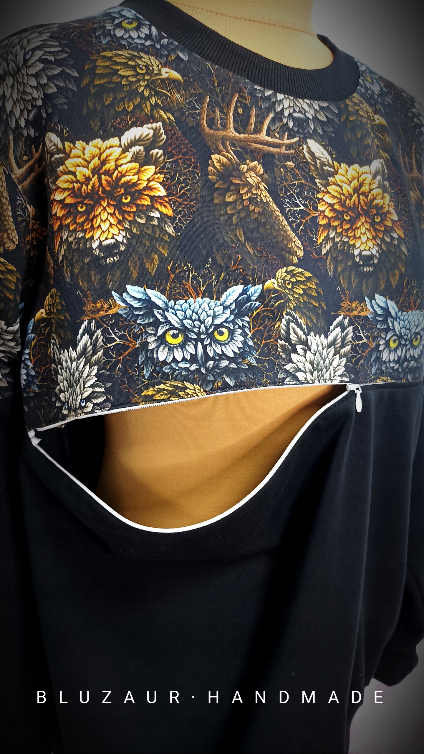 Bluza do karmienia - Bluzaur Rozmiar S