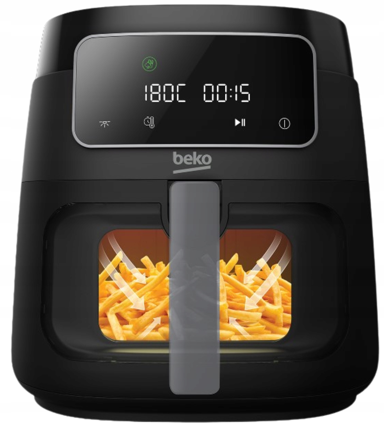 Frytkownica beztłuszczowa Beko FRL3374B 7,6L 1750W 9 programów Timer LCD