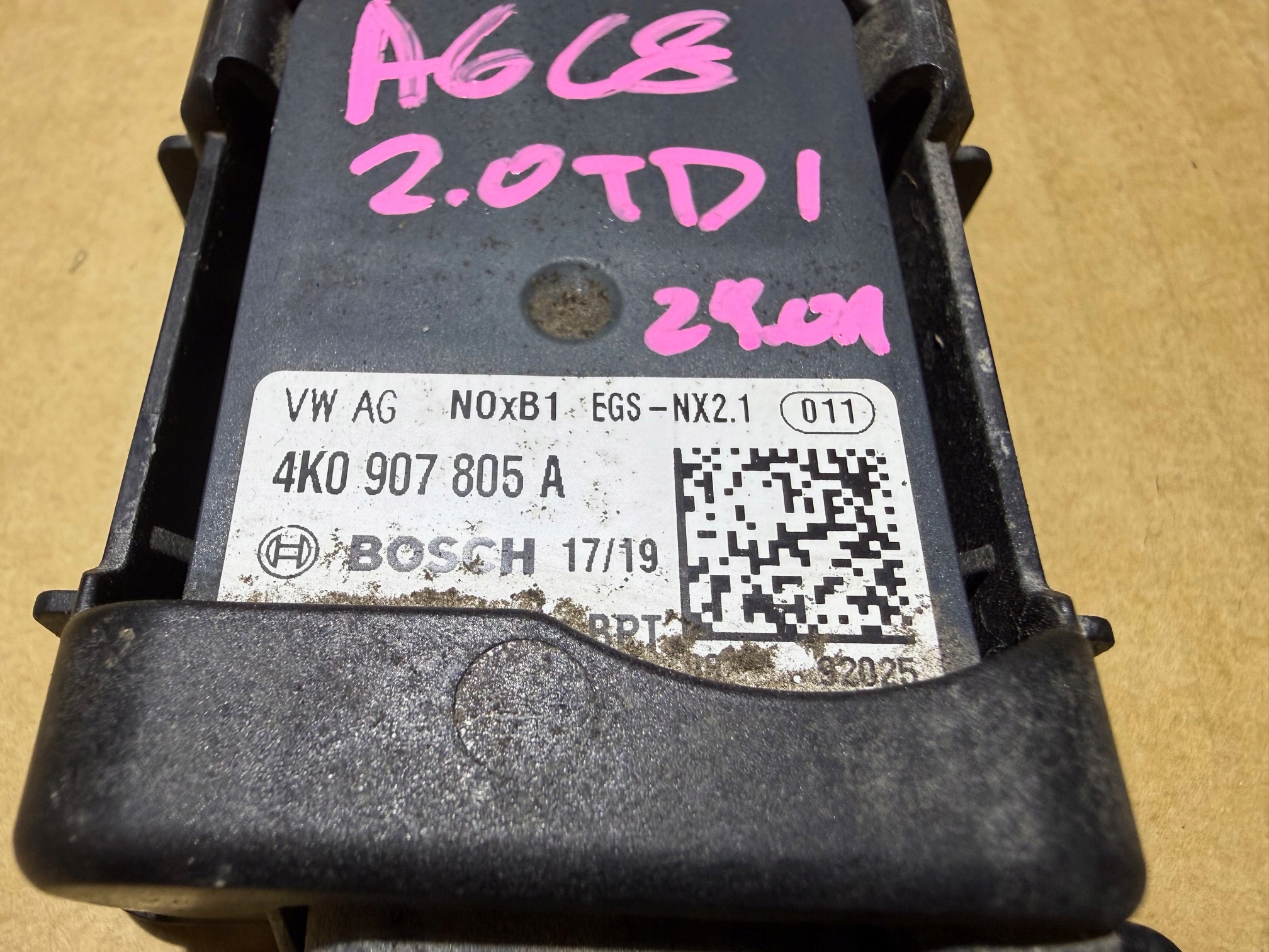 AUDI A6 C8 2.0 TDI SONDA LAMBDA Sensor NOX 4K0907805A