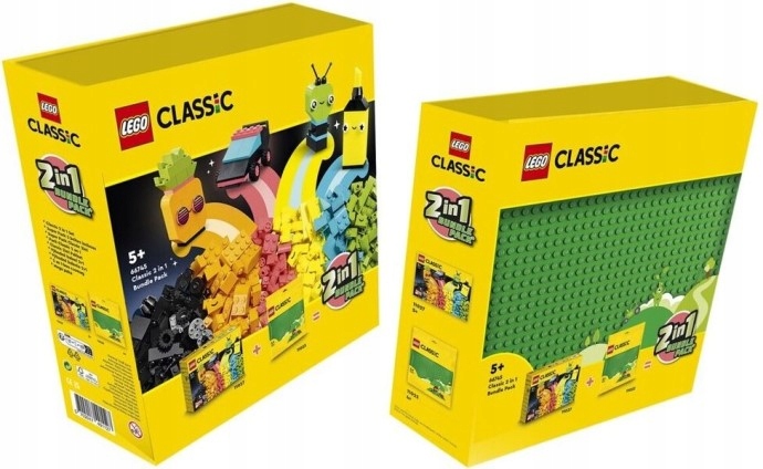 Klocki Lego Classic 11027 66745 Neonowe klocki płytka 11023 2w1 Nowe
