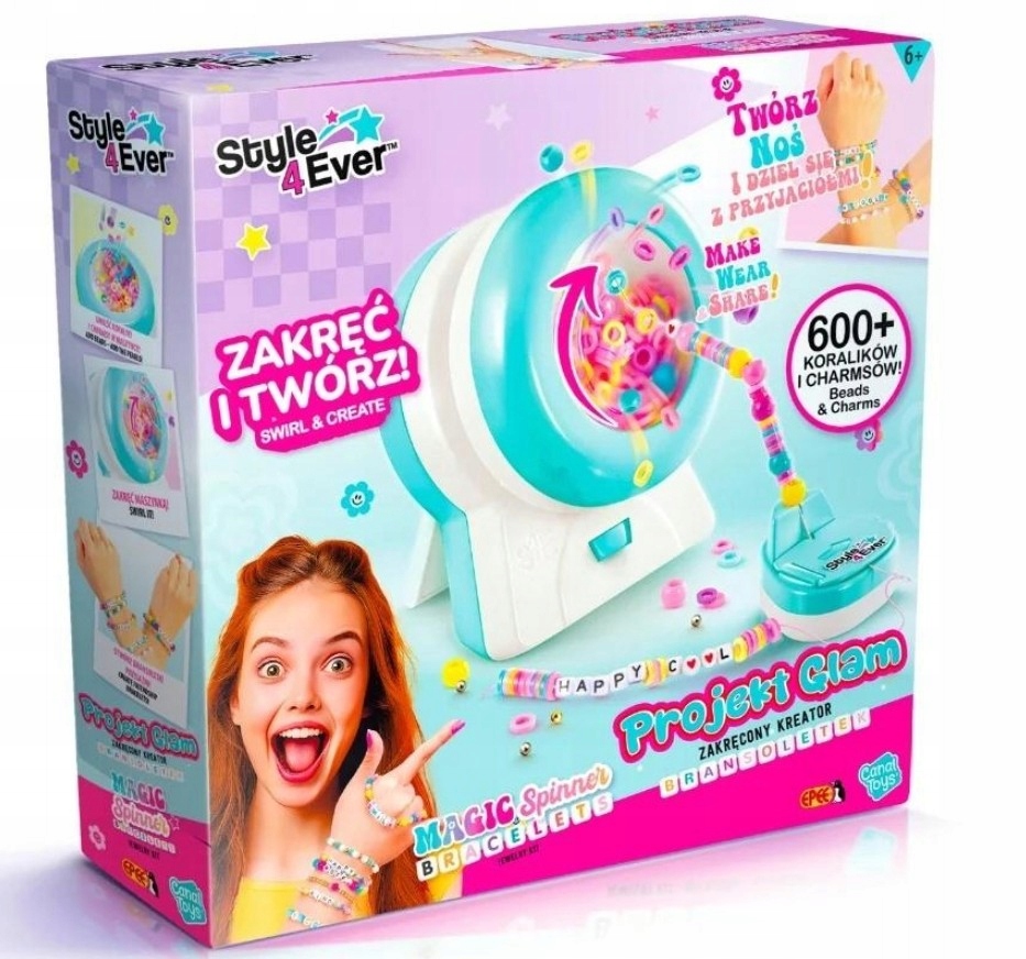 AUTOMAT NA NÁRAMKY 600 KS KREATÍVNY DARČEK PRE DIEVČATKO 7 ROKOV