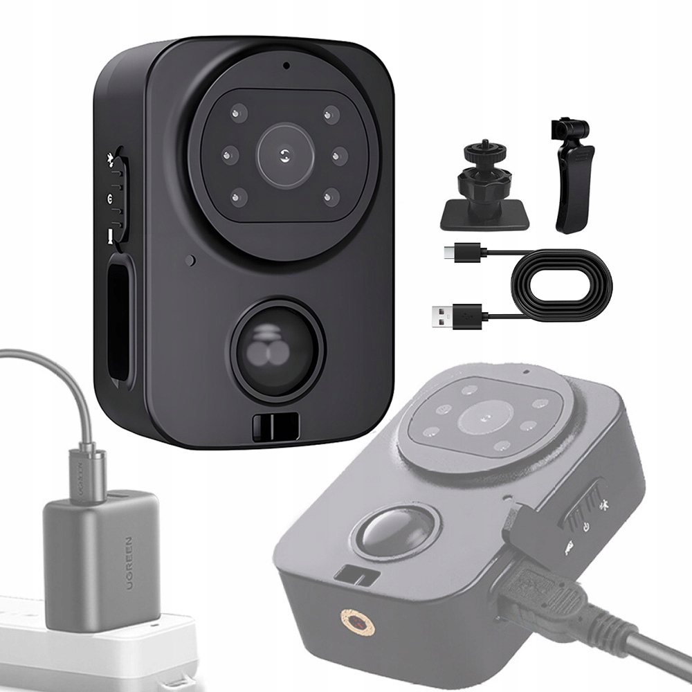 Mini kamera 1080P Hd pro tělo, avi videokamera, kamera 1080P, voděodolná