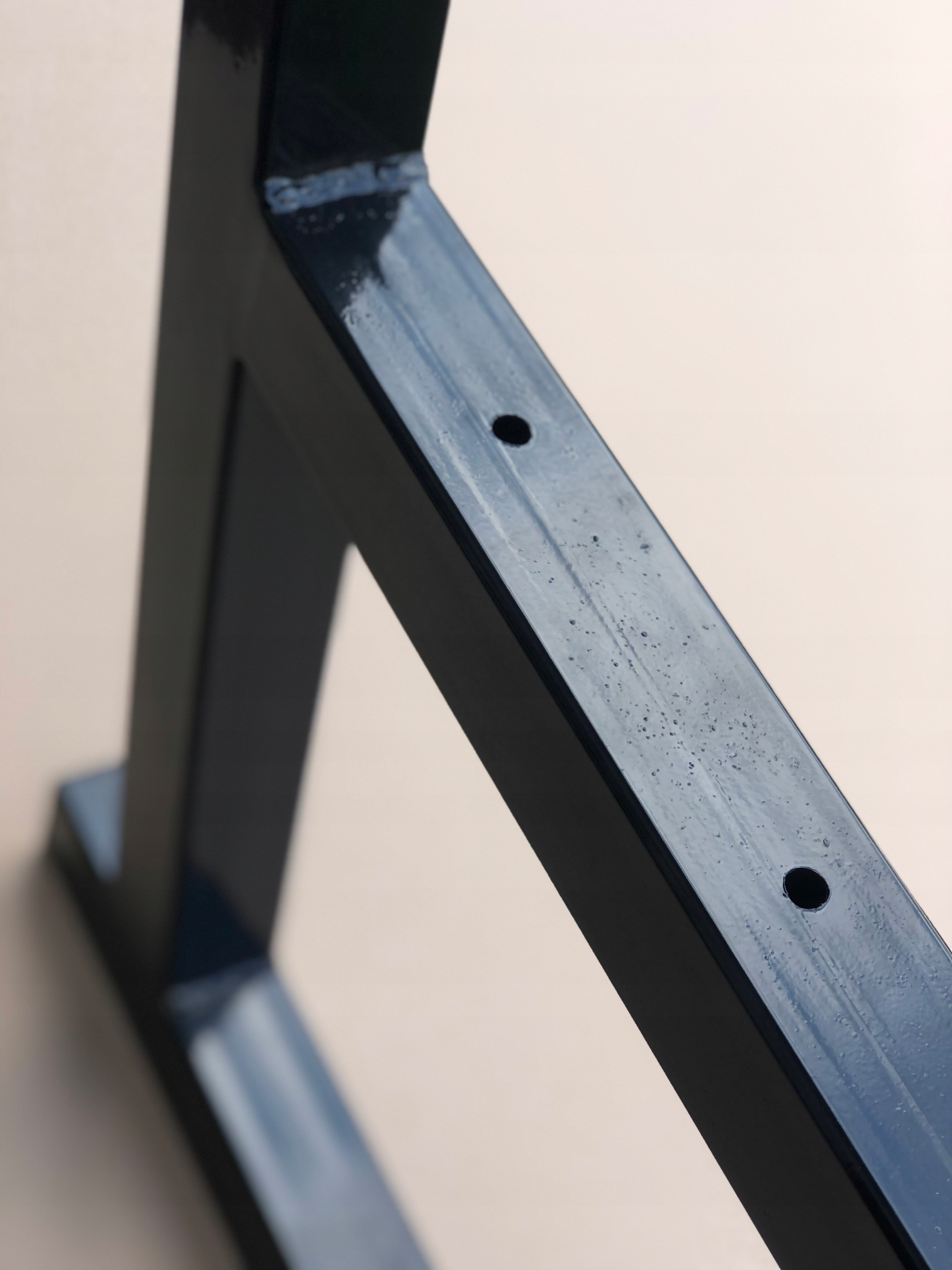 NOGI STALOWE DO ŁAWEK OGRODOWYCH SOLIDNE Szerokość (krótszy bok) 2 cm