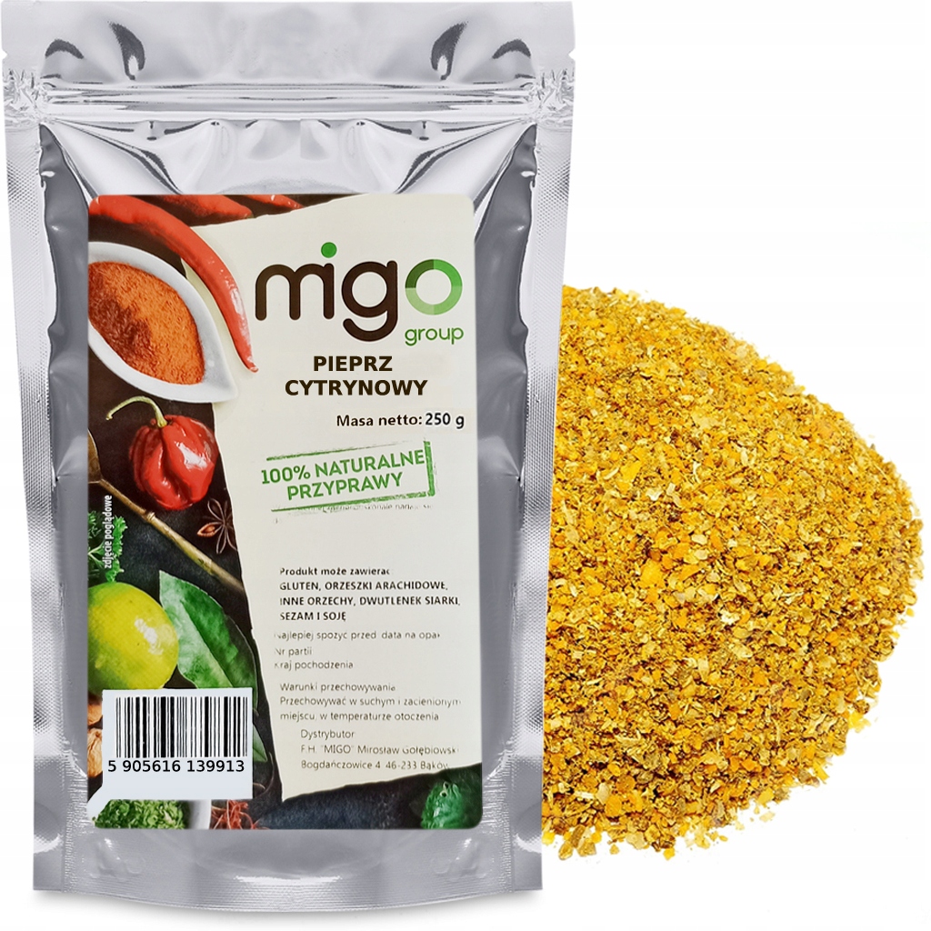 PIEPRZ CYTRYNOWY, aromatyczny - 250g - MIGogroup