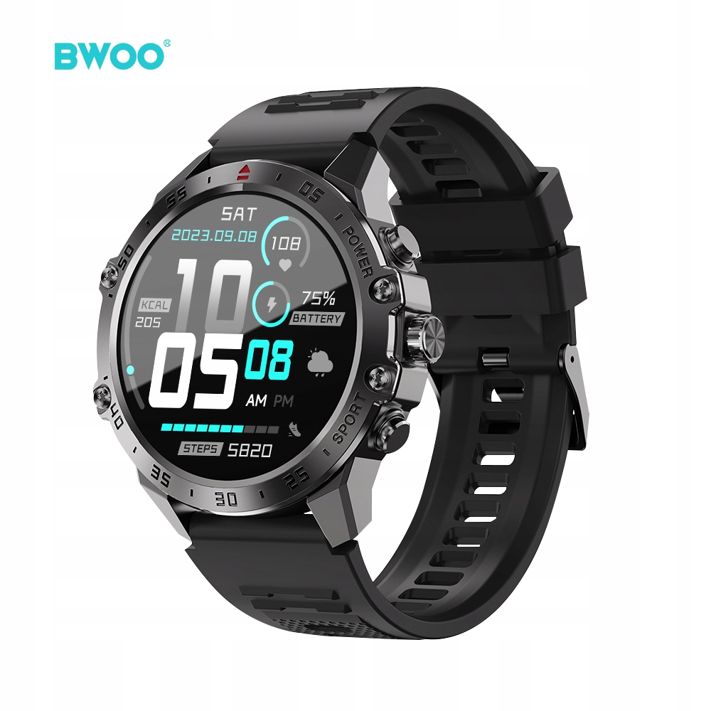 Bwoo Chytré Hodinky Hodinky Pro Telefon Android Ios 143 Amoled Odolné