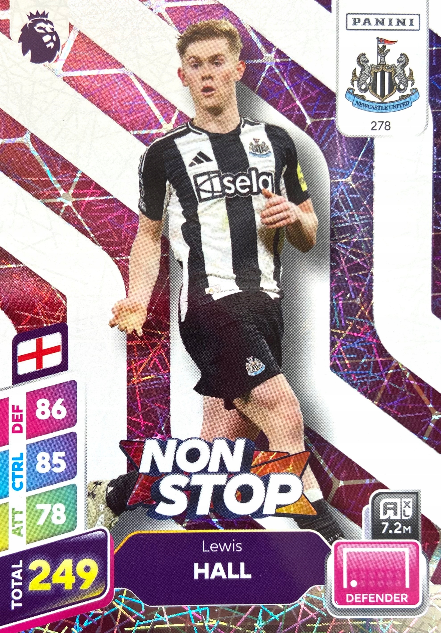 Premier League Plus 2025 Non Stop 278 Lewis Hall Newcastle United