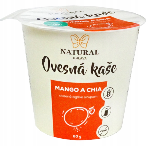 Ovesná Kaše s mangem a chia 80 g Natural