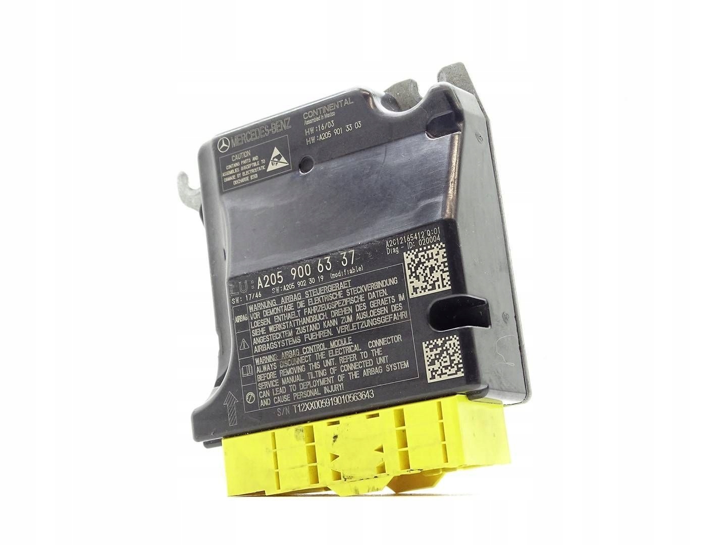 modulo SENSOR airbag airbag MERCEDES C W205 A2059006337