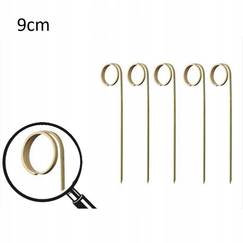 

Patyczki do przystawek, koreczków 9cm, 100szt