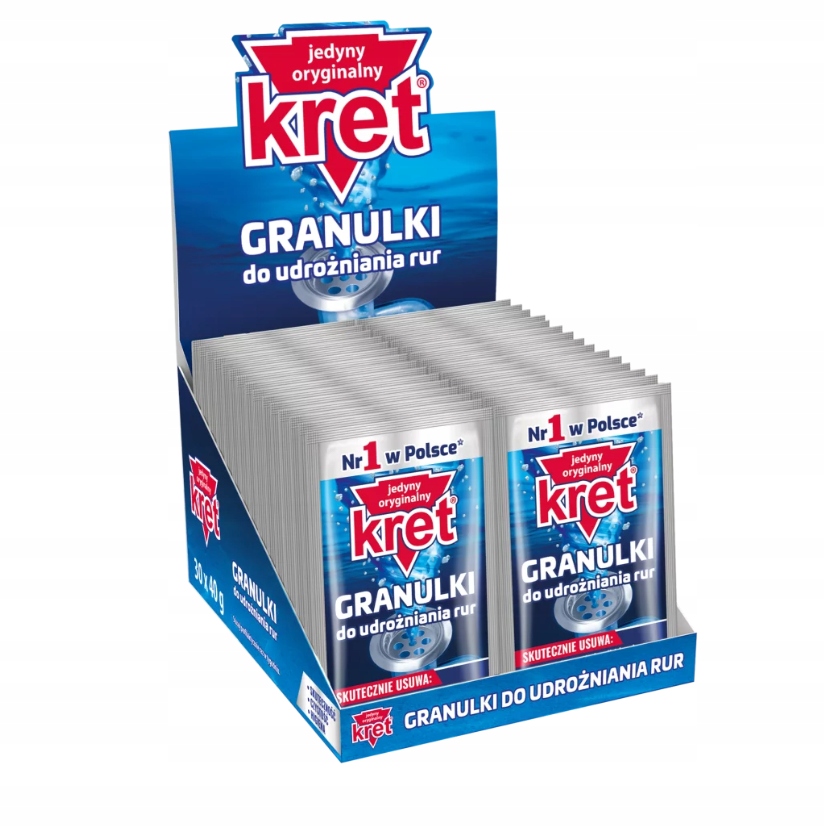 Levně Granule Kret zprůchodnění potrubí 1 ks