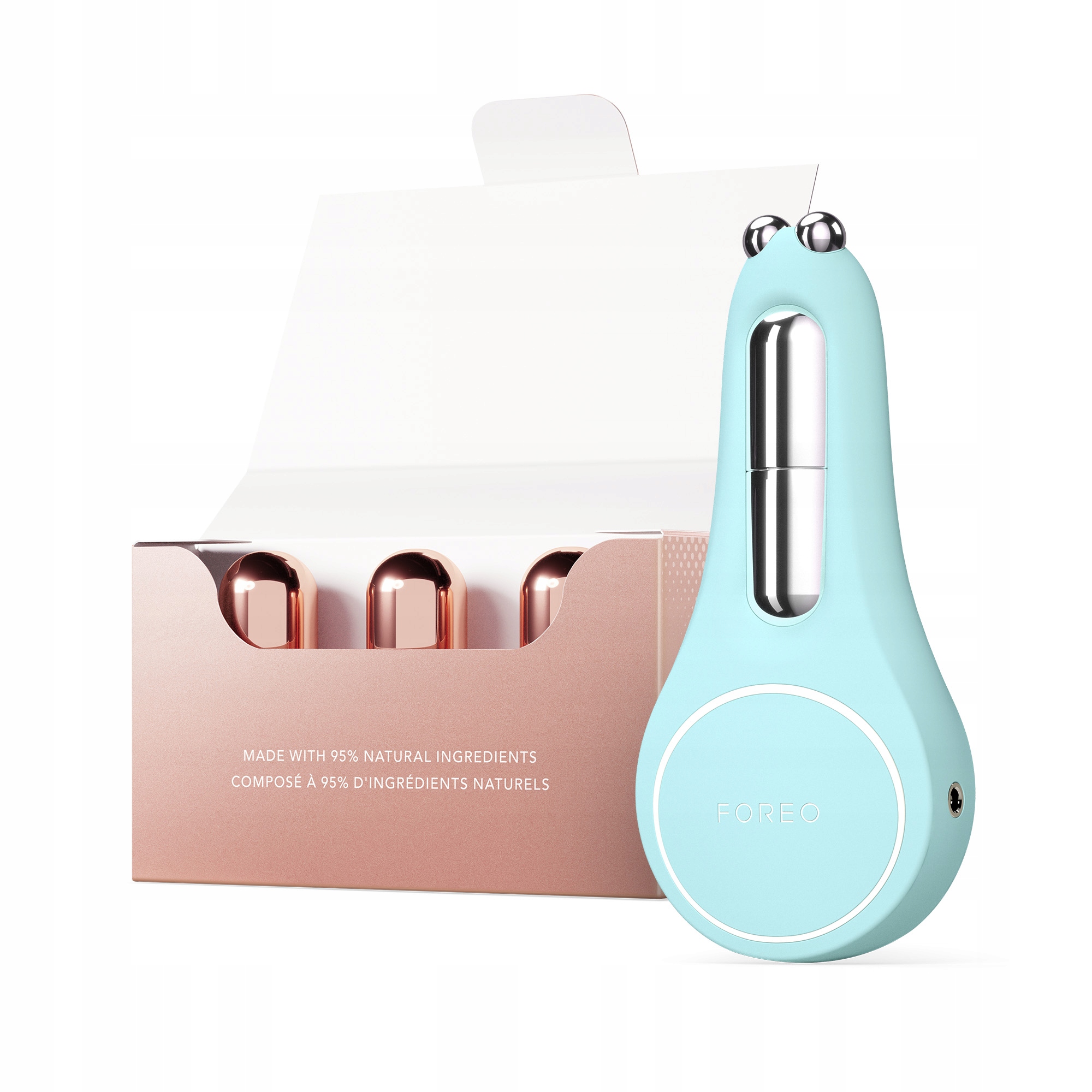 Bear 2 eyes & lips Arctic Blue & Supercharged Booster Bundle
