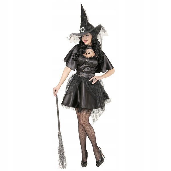 Kostým Zlá Čarodějnice Černá Halloween Převlek L