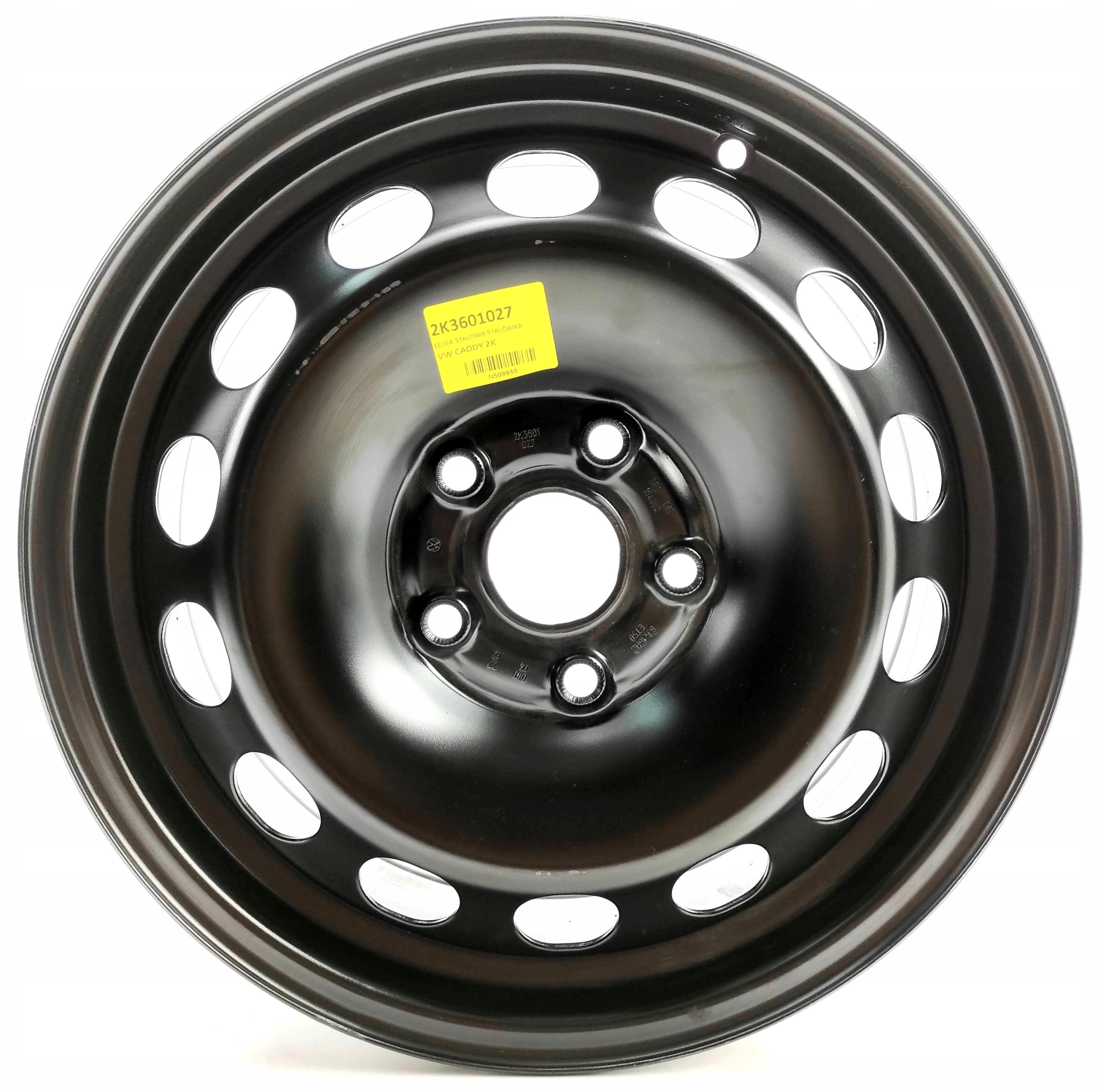 NOWA FELGA STALOWA 6x16 ET50 VW CADDY 2K 2K3601027 Rozstaw śrub 5x112