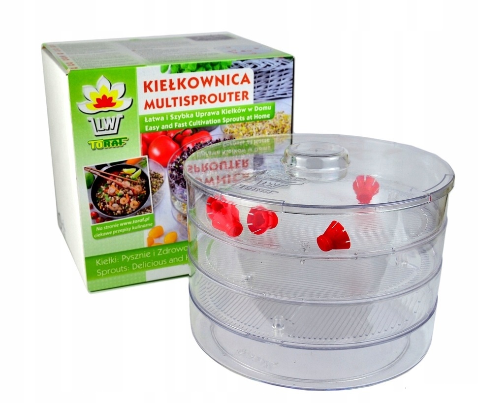 

Kiełkownica Szalkowa 3 poziomowa na kiełki nasiona