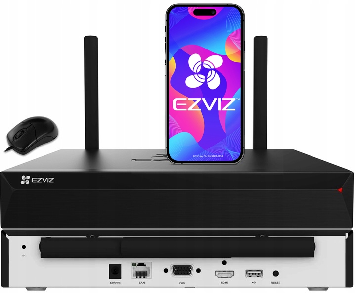 WiFi rekordér pro kamery Ezviz X5S-8W 8-kanálový až 5Mpx
