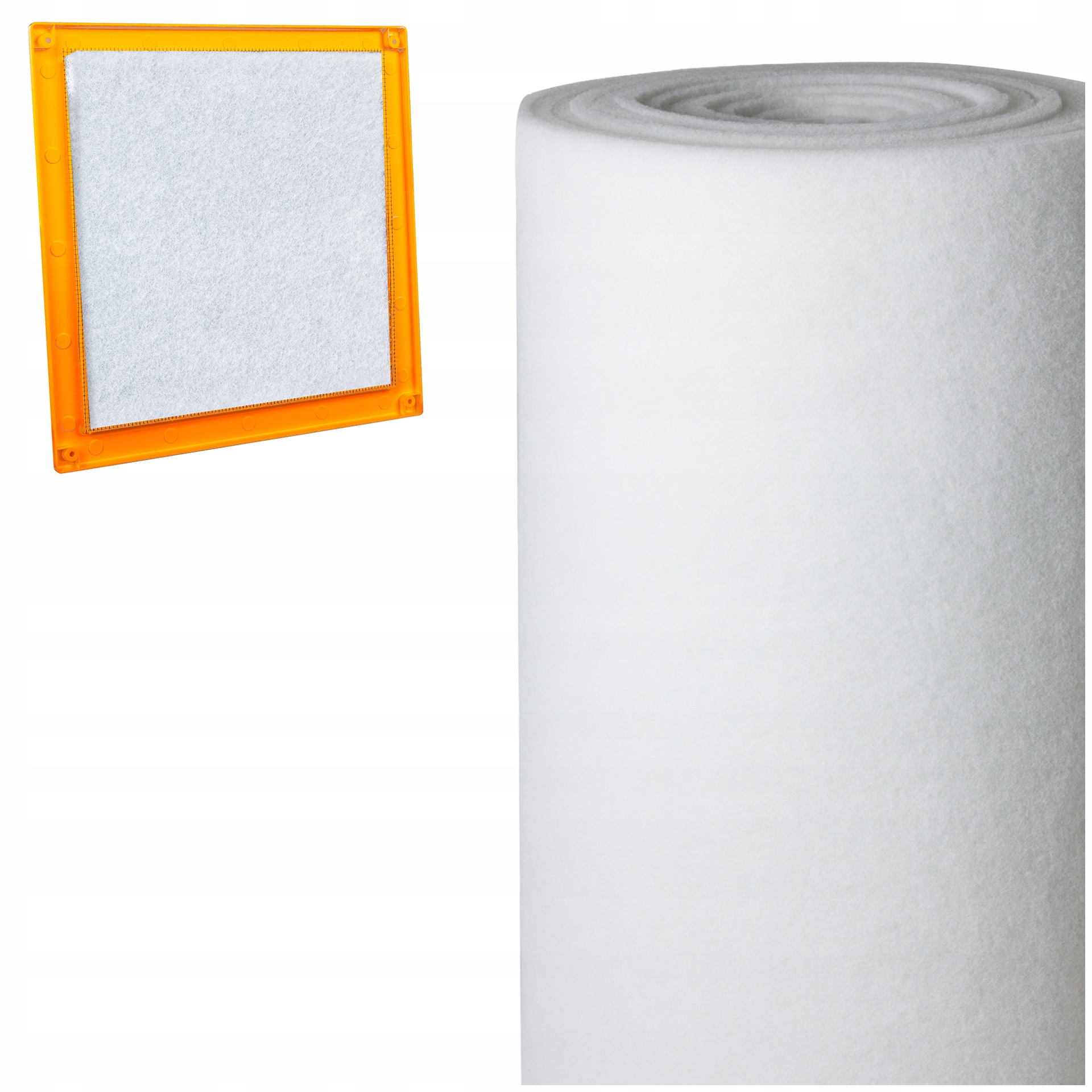 Filtrační Mata Filtr pro rekuperátor G4 Filtrační netkaná textilie 10 mm 10 m2