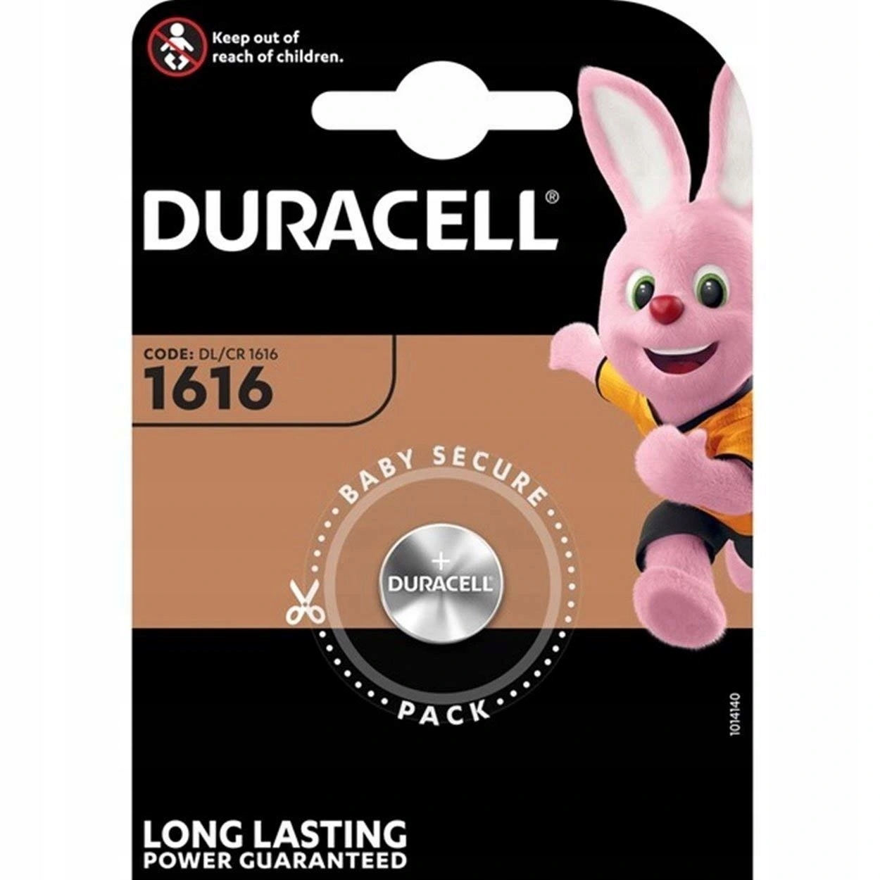 

1x Mocna Bateria Litowa Duracell 3V Cr 1616