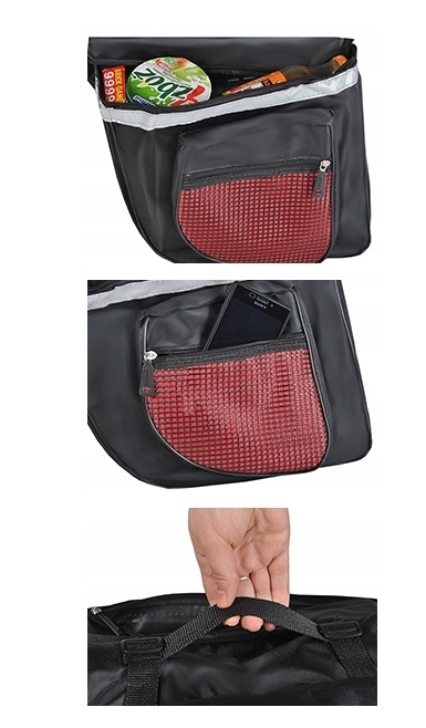 TORBA NA BAGAŻNIK ROWEROWY SAKWA KUFER Szerokość produktu 26 cm