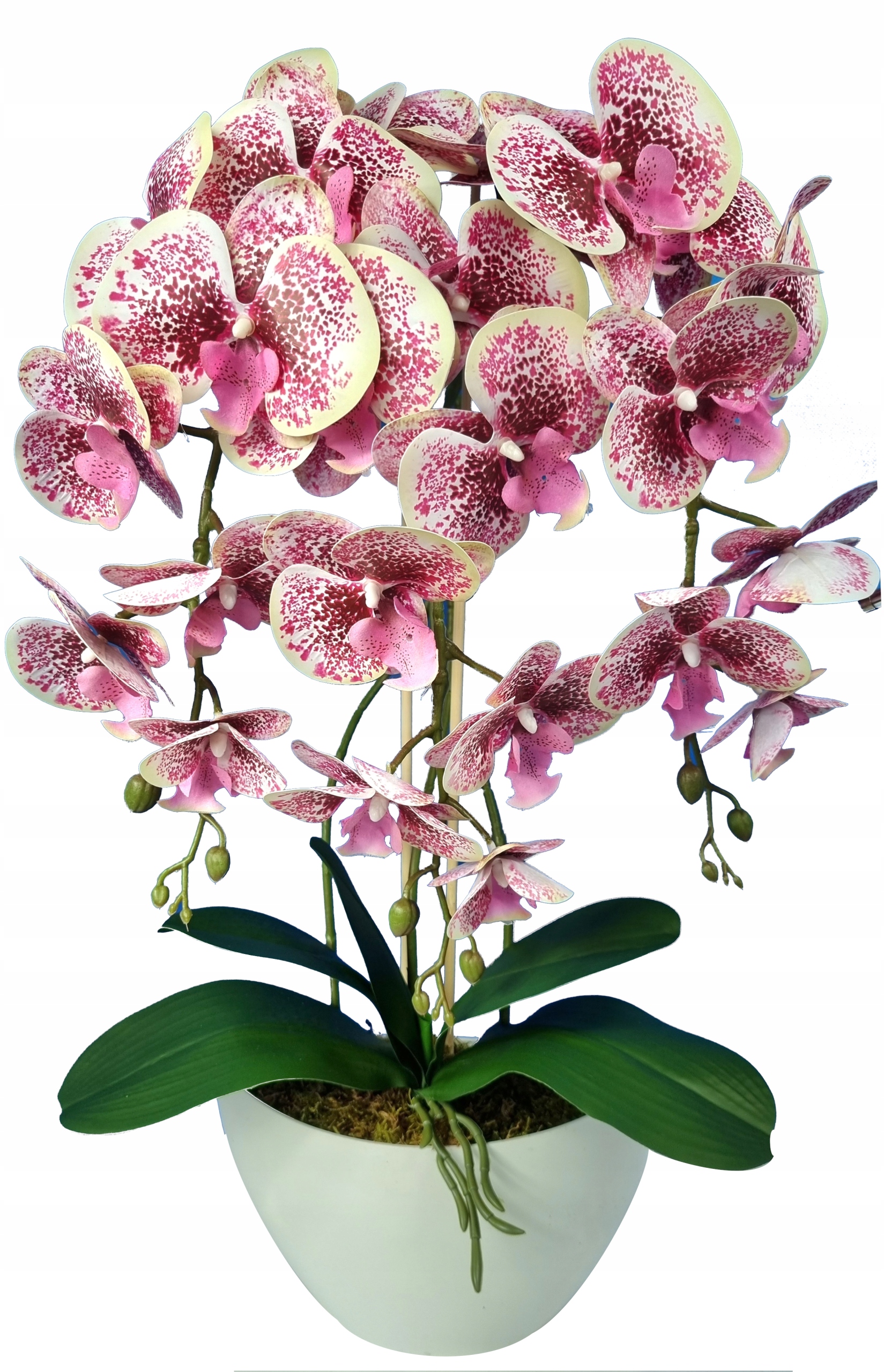 

Storczyk Sztuczny Kwiaty Orchidea 3P guma jak żywy