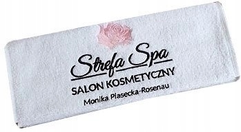 

Gruby ręcznik do Salon Kosmetyczny z Logo