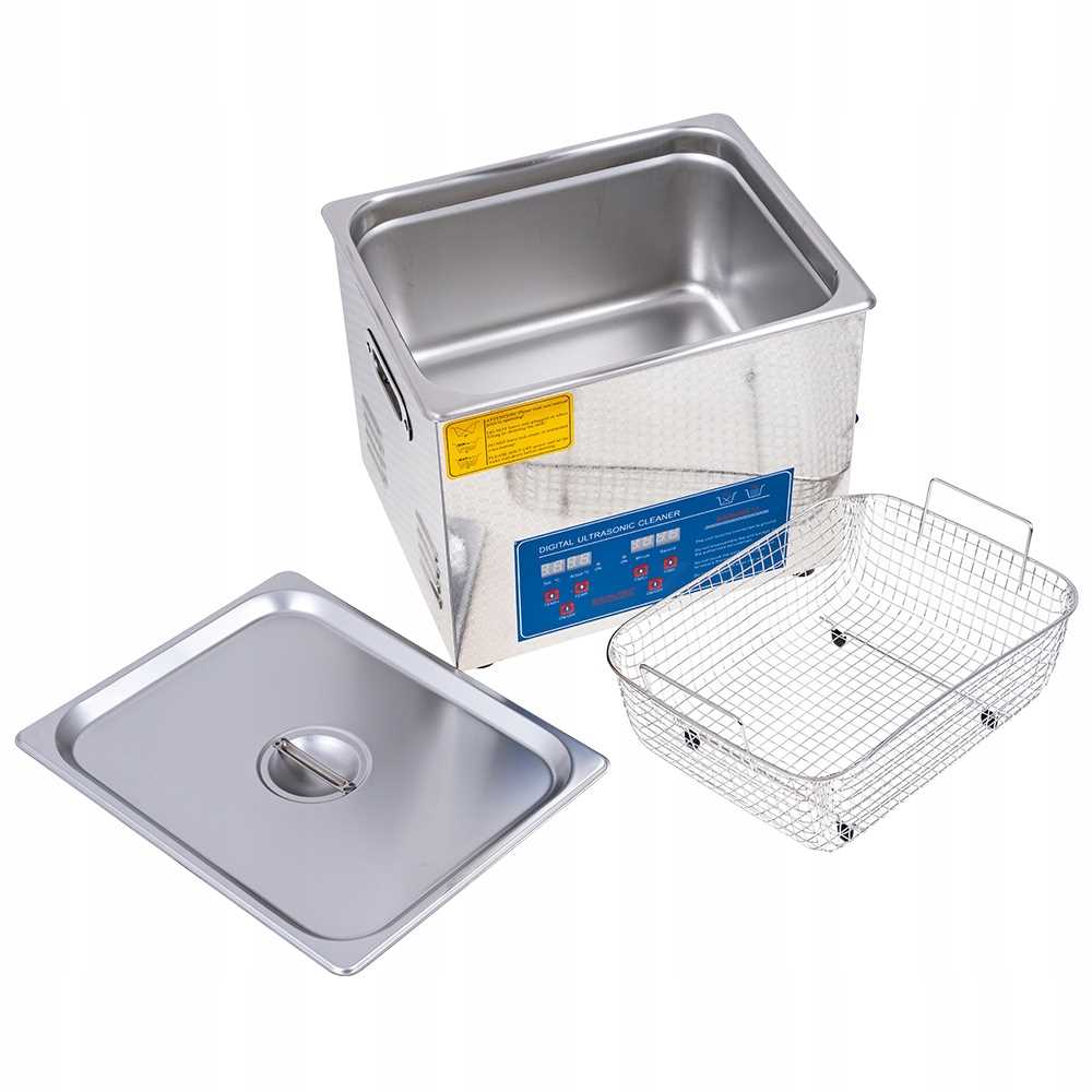 10L 540W УЛЬТРАЗВУКОВОЙ ОЧИСТИТЕЛЬ ВАННА + ЖИДКОСТЬ + КОРЗИНА
