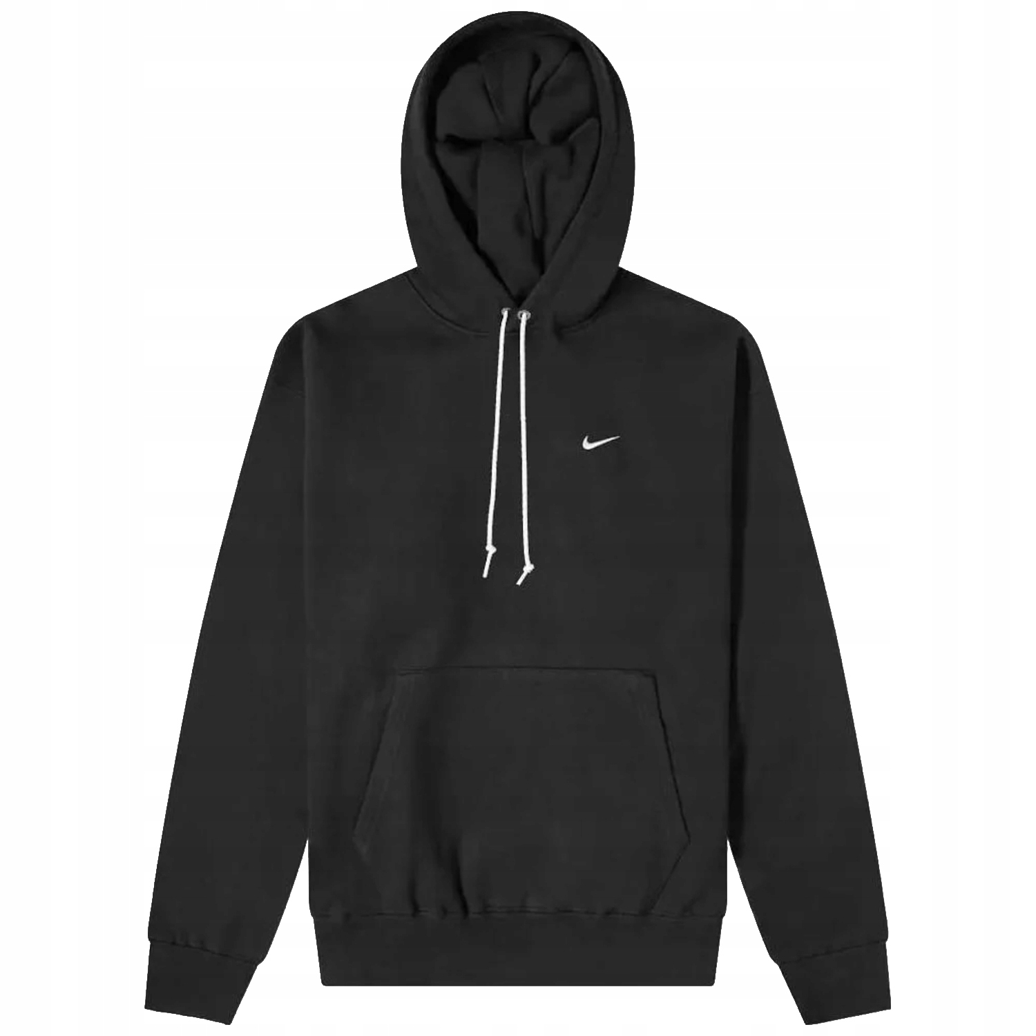 Pánská Bavlna černá Pánská Mikina Nike Solo Swoosh [L]