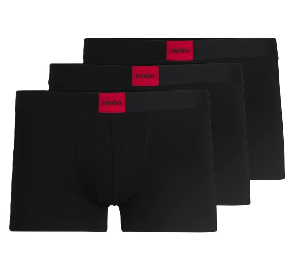 Hugo Boss Pánské Boxerky 3-PACK 50532797 001 sada bavlna