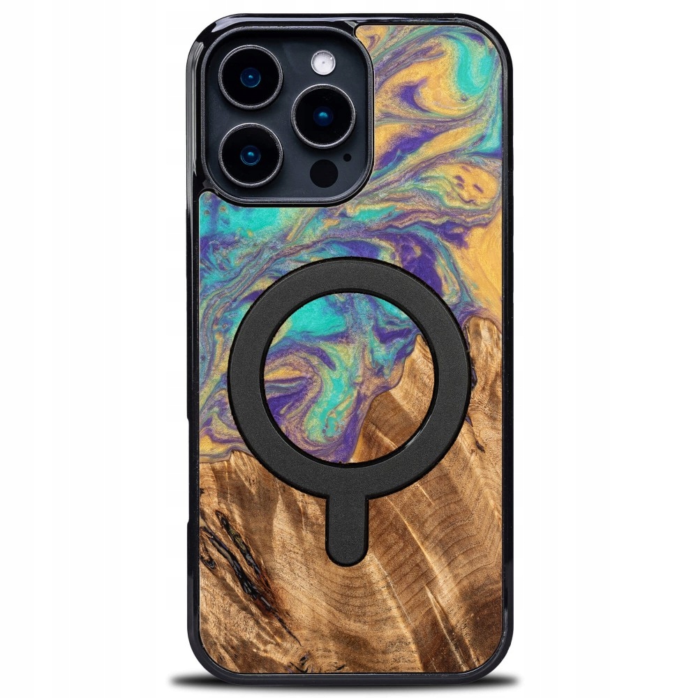 Pouzdro Bewood Unique pro iPhone 16 Pro Max Planety Merkur s MagSafe