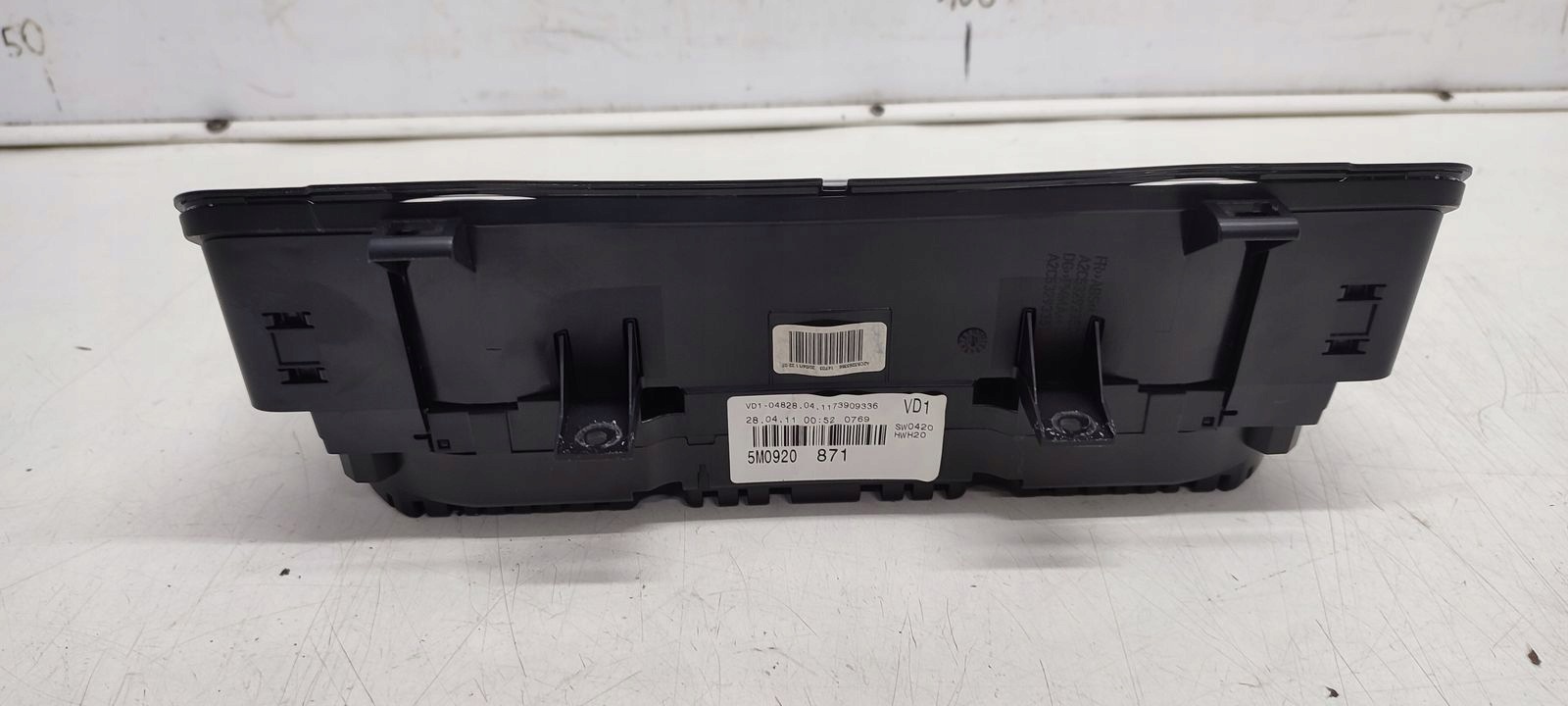 dials dials VW Golf VI plus 1,4 TSI