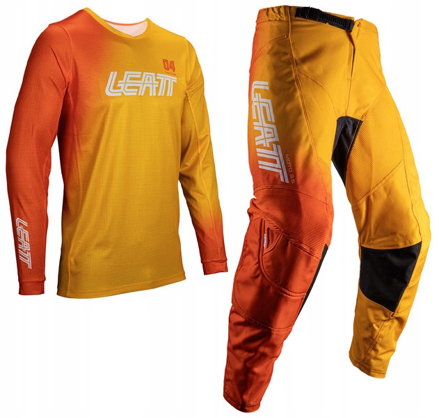 Leatt Rid Kit 3.5 Flame Pánsky Offroadový Set, Enduro Mikina A Nohavice